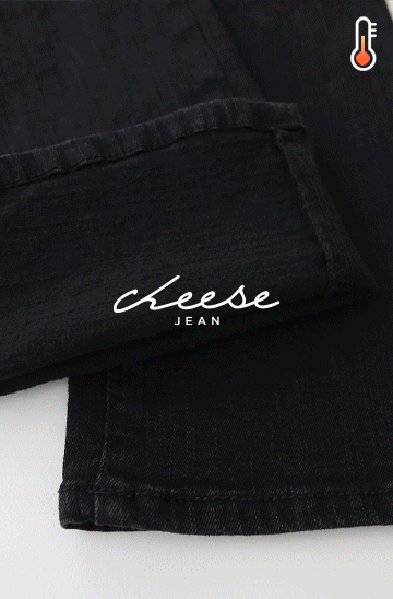 Cheese black jean＃1만장돌파(ver.크롭부츠컷/기모)[size:S,M,L,XL/+밴딩/크롭,스탠다드/플랫기모]